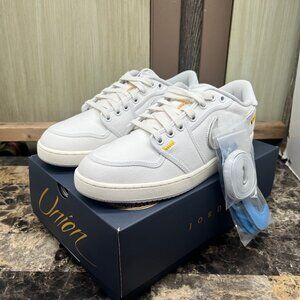 Nike Jordan 1 Retro AJKO Low SP Union White Canvas Men's Size 9 DO8912-101